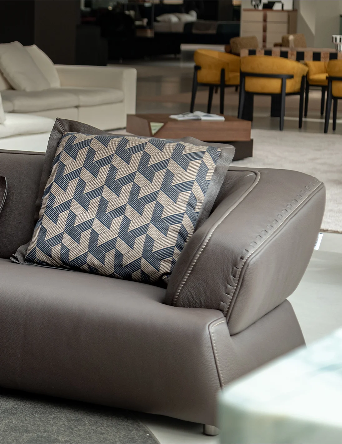 A00373 Sofa in a finished interior.