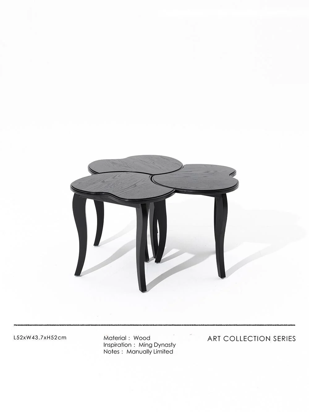 Pearl Garden Side Table in a finished interior.