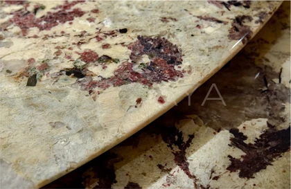 Nola Noir Dining Table - front view 03