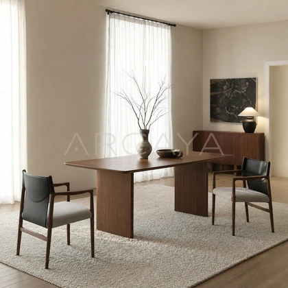 Celine Dune Dining Table - front view 01