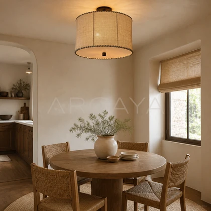 Bellamy Hollow Ceiling Light — styled interior view 03