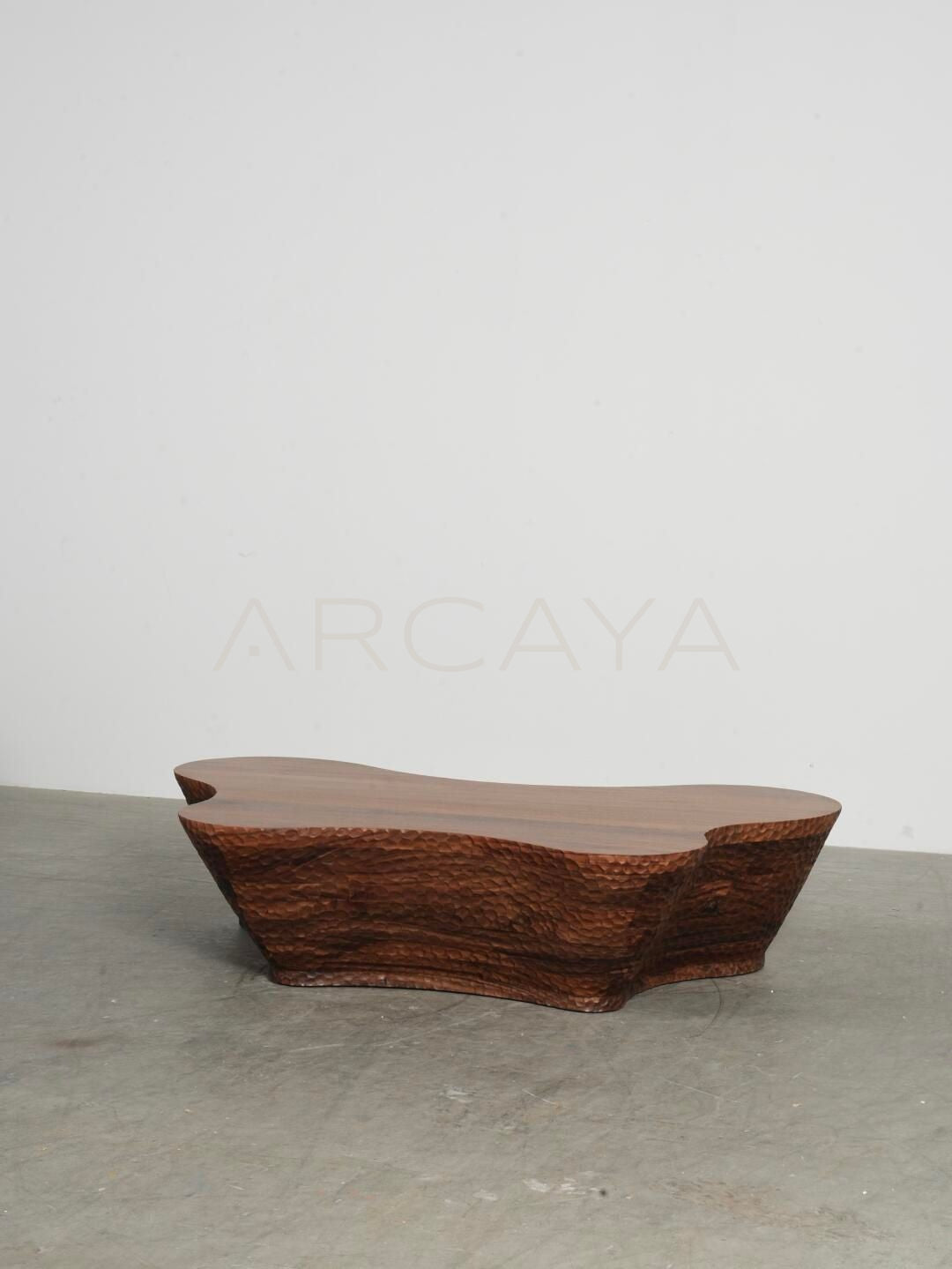 Custom Vintage Solid Wood Coffee Table - scene