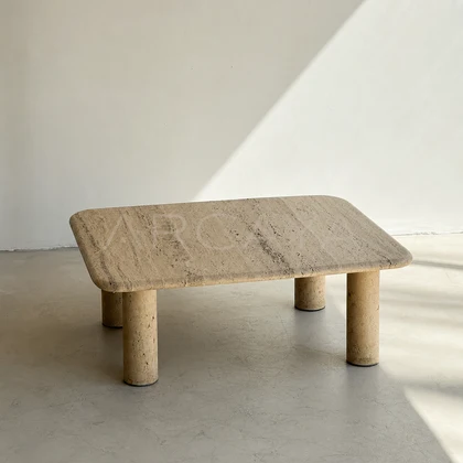 Fiera Stone Coffee Table - front view 03