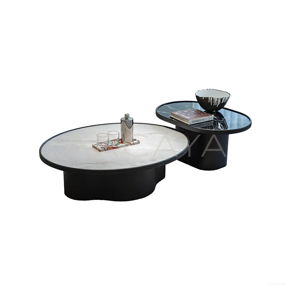 Mira Pearl Coffee Table - product view on a white background 01