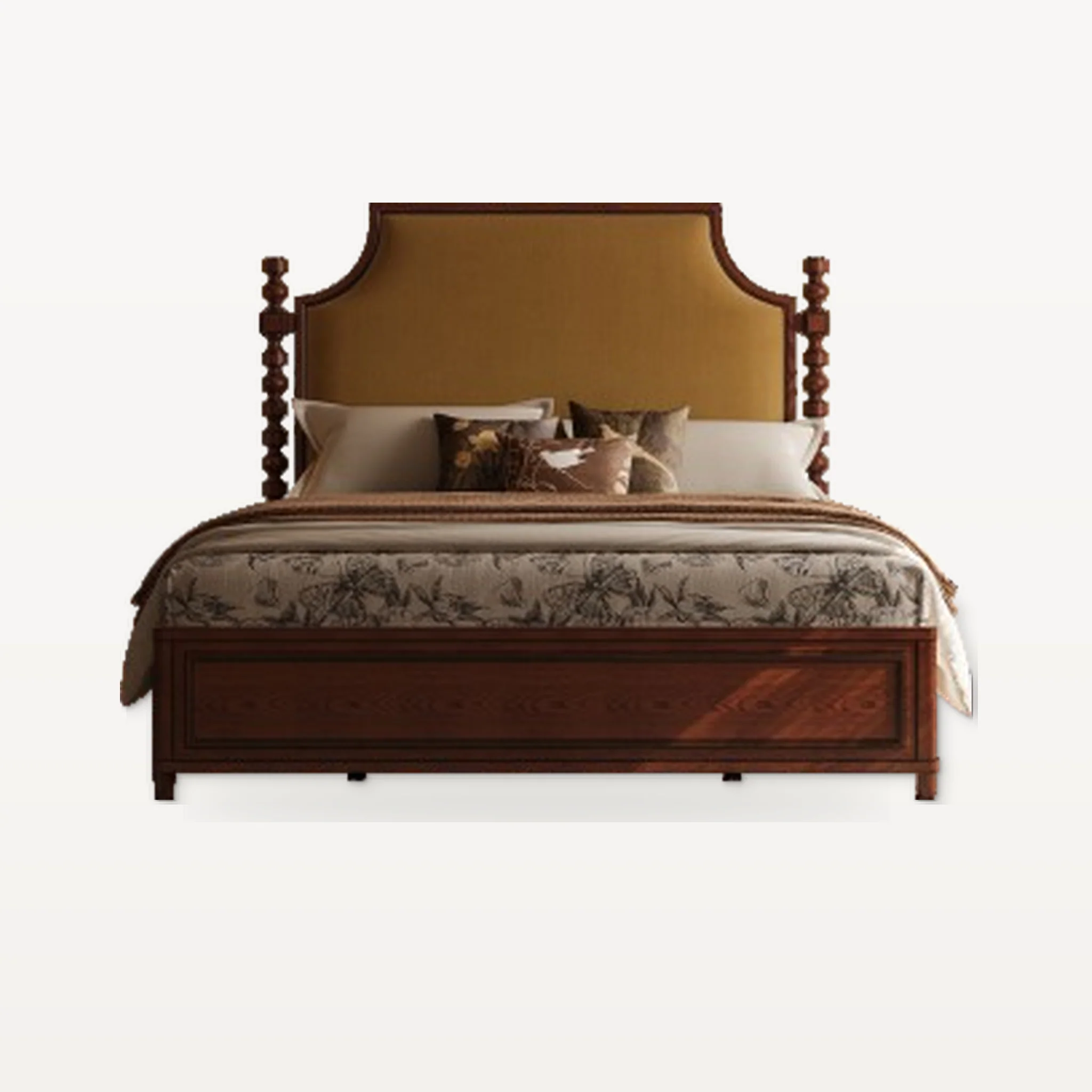 Risha Icicle Bed in a finished interior.