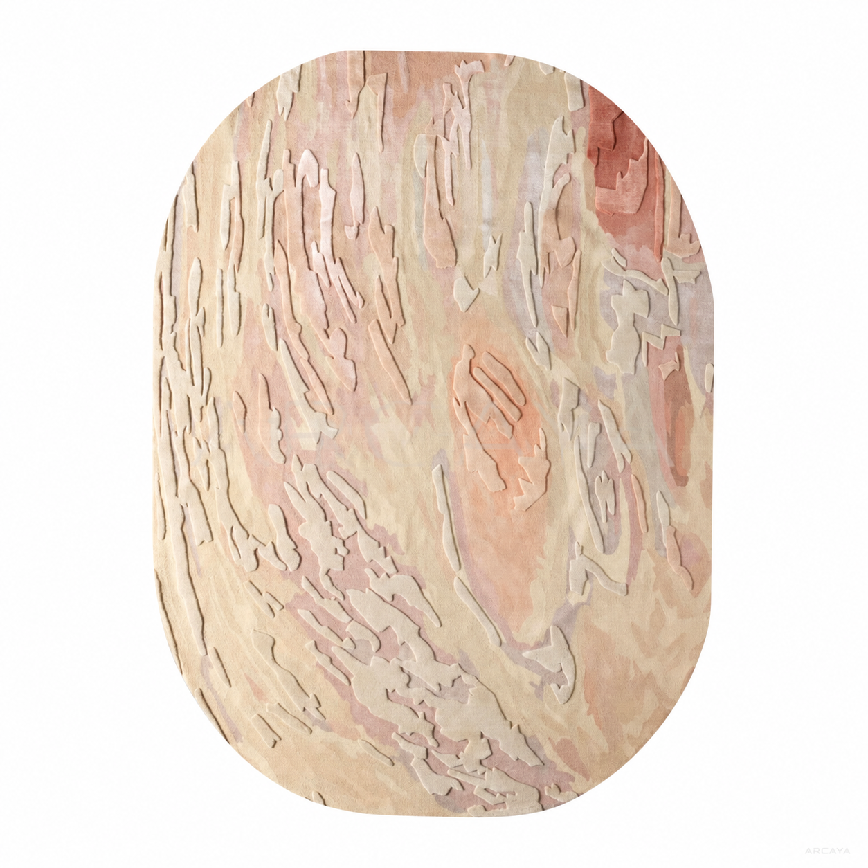 Wood Wabi Sabi Cream Style Rug