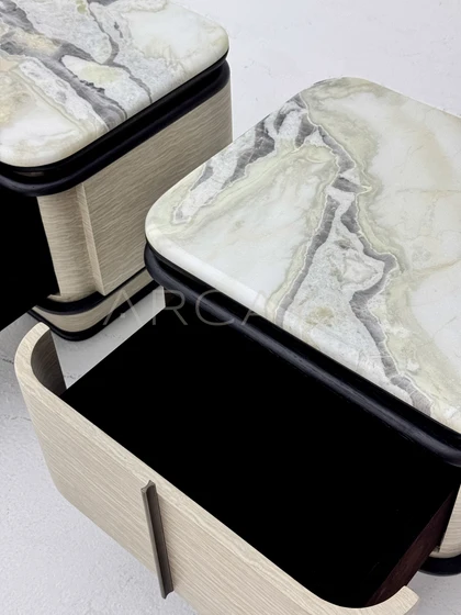 Custom Master Bedroom Nightstand - detail