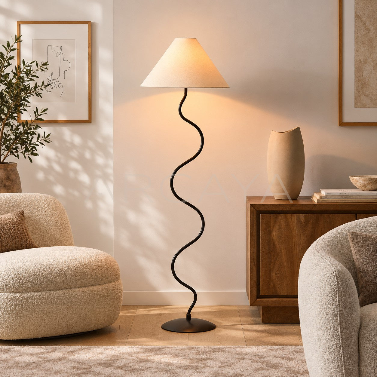 Zigzag Floor Lamp