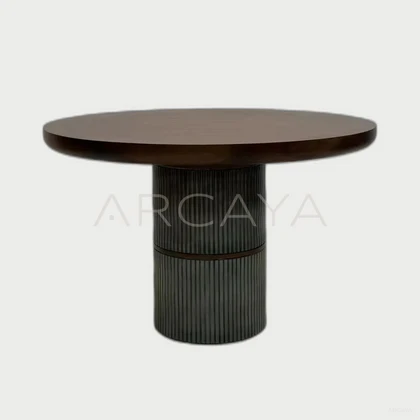 Aster Field Decorative Object — neutral background 01