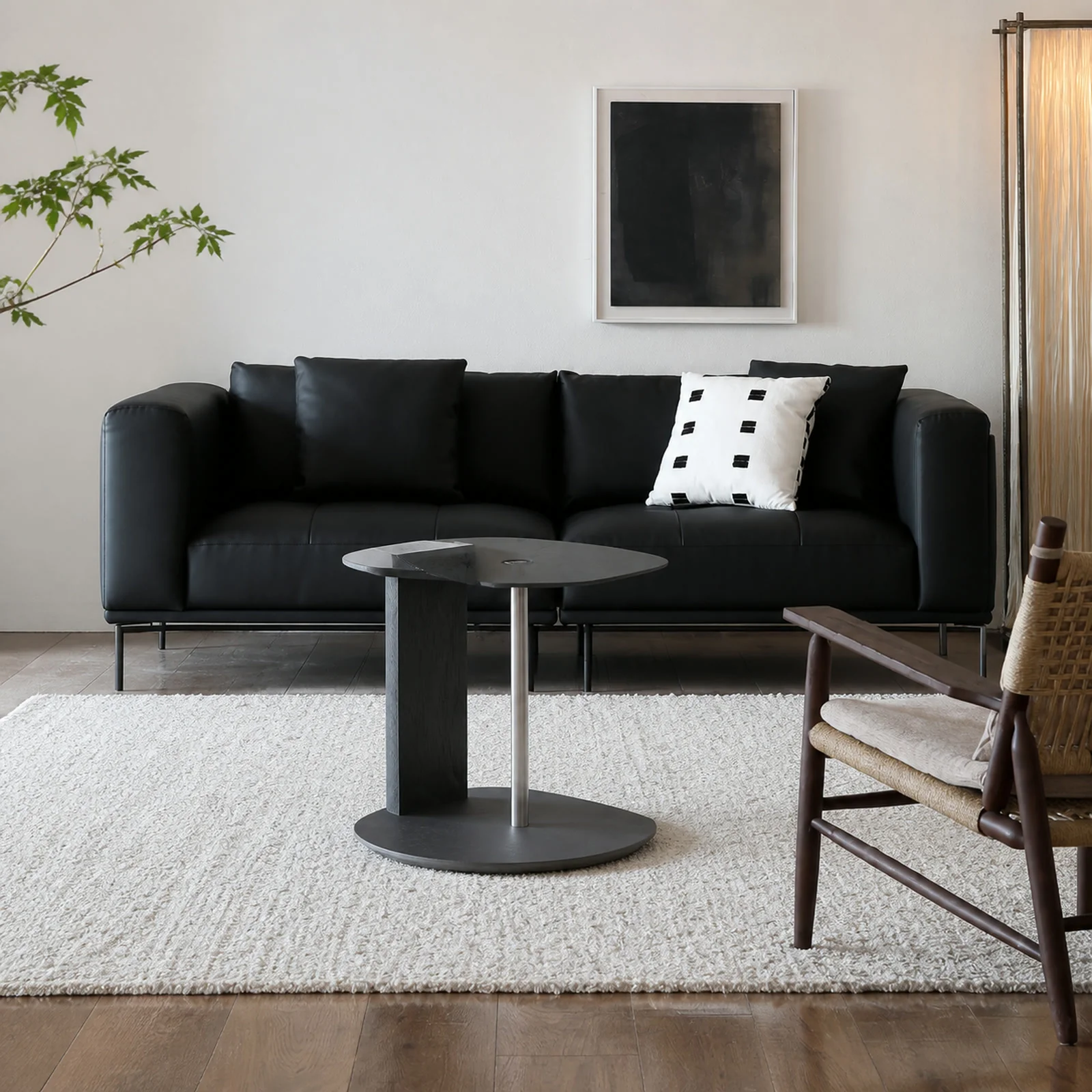 LC715 Side Table in a finished interior.