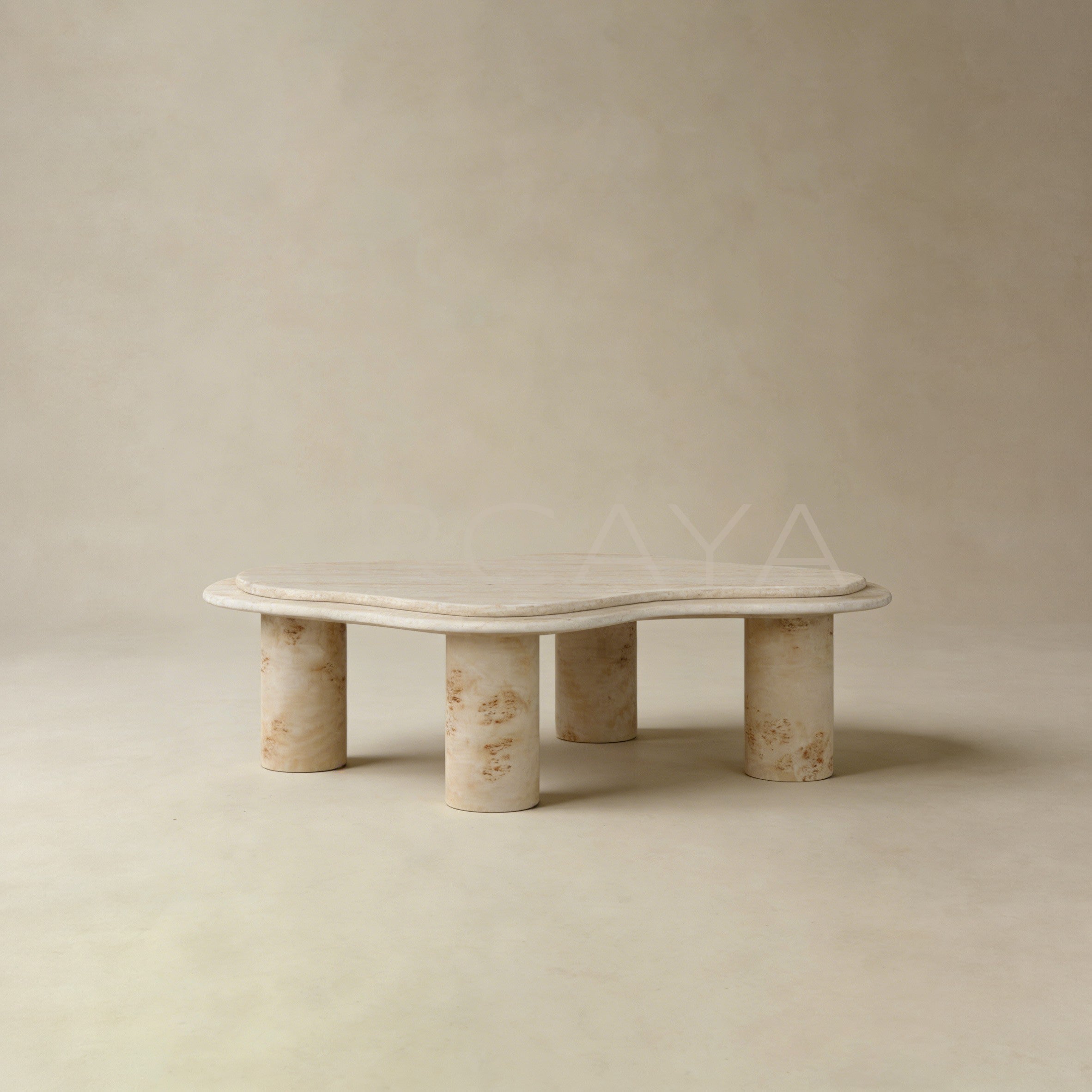 Aston Shiqi Geometric Stone Coffee Table