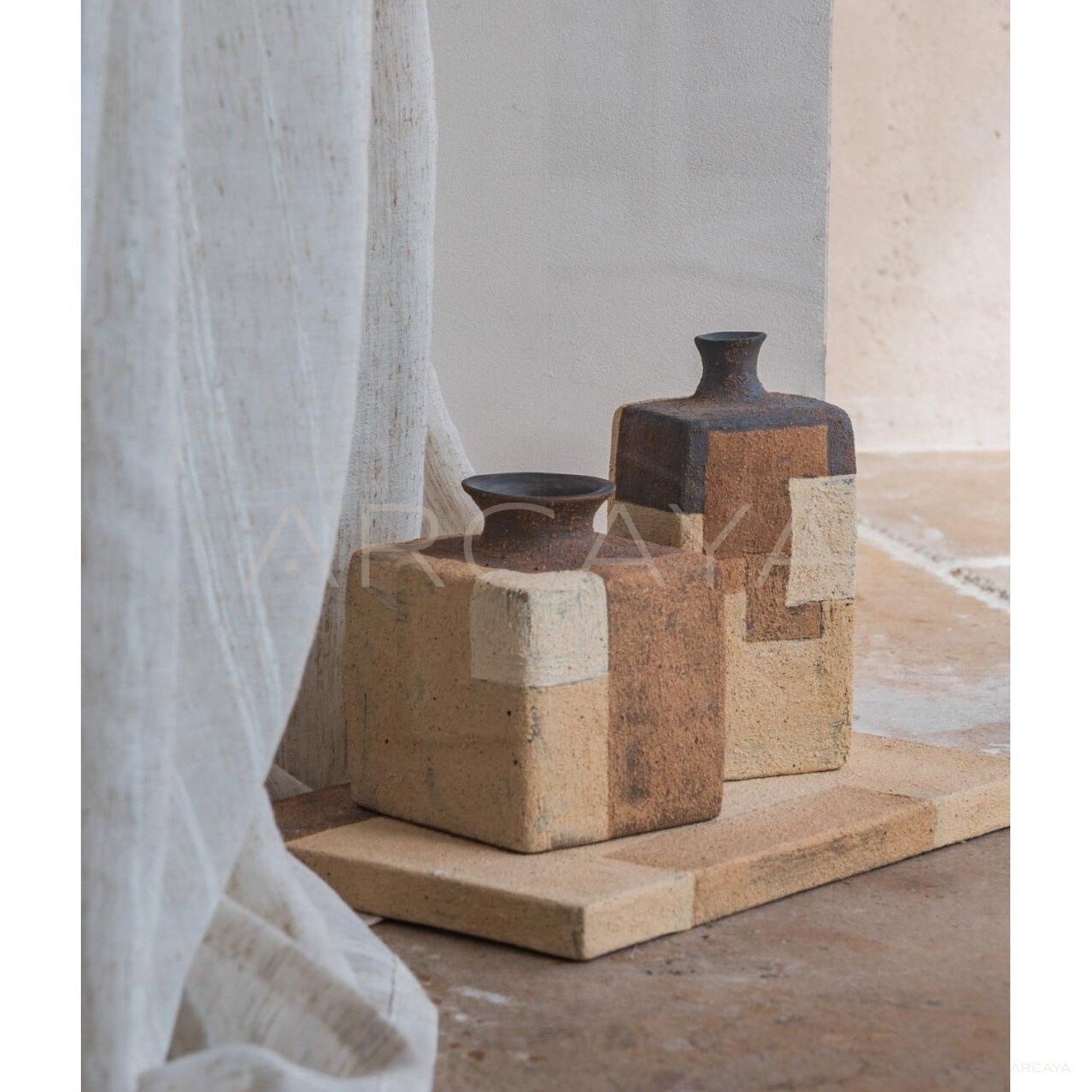 Rock Color Ceramic Vase Series