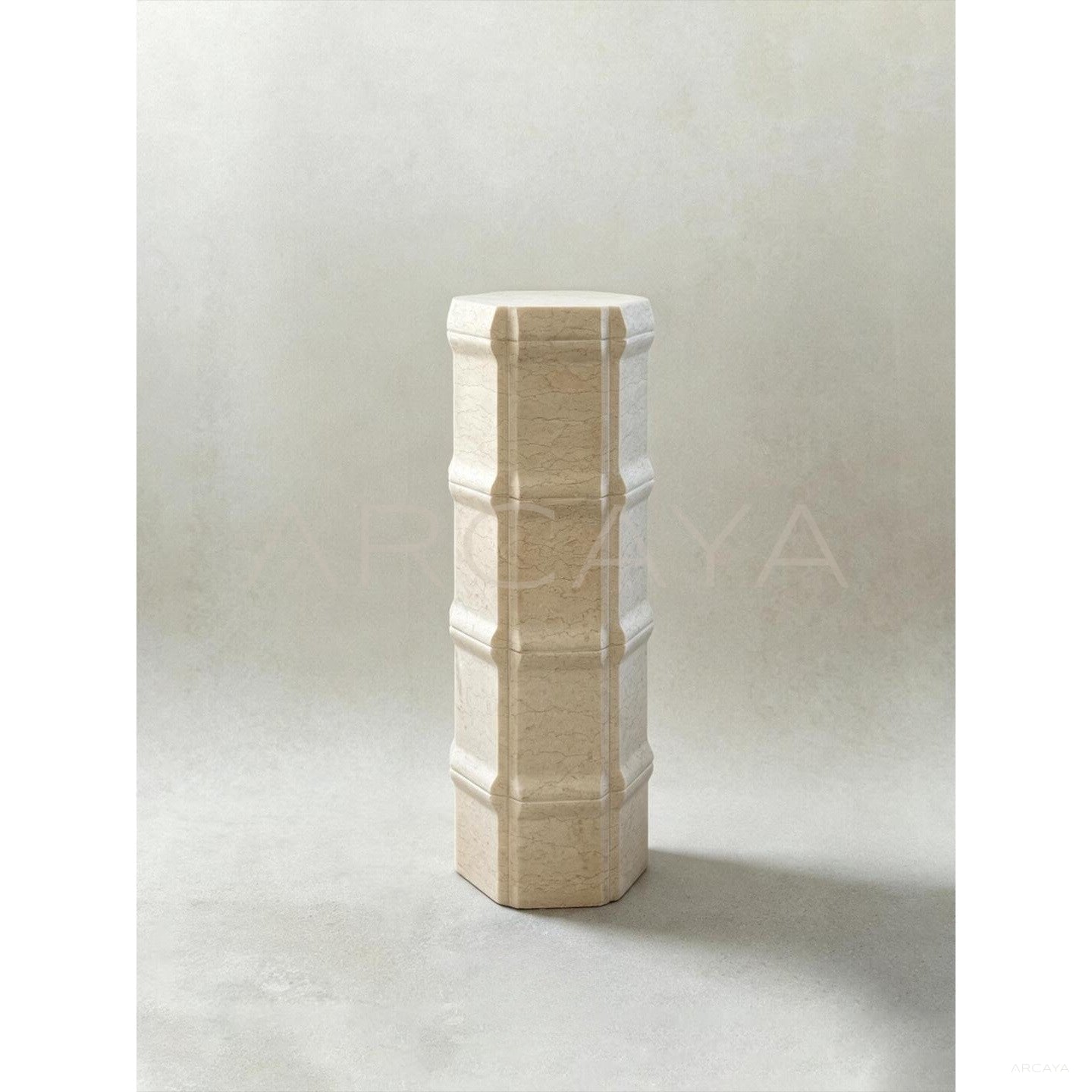 Aston Zhucong Bamboo Cong Piece — Side Table - scene