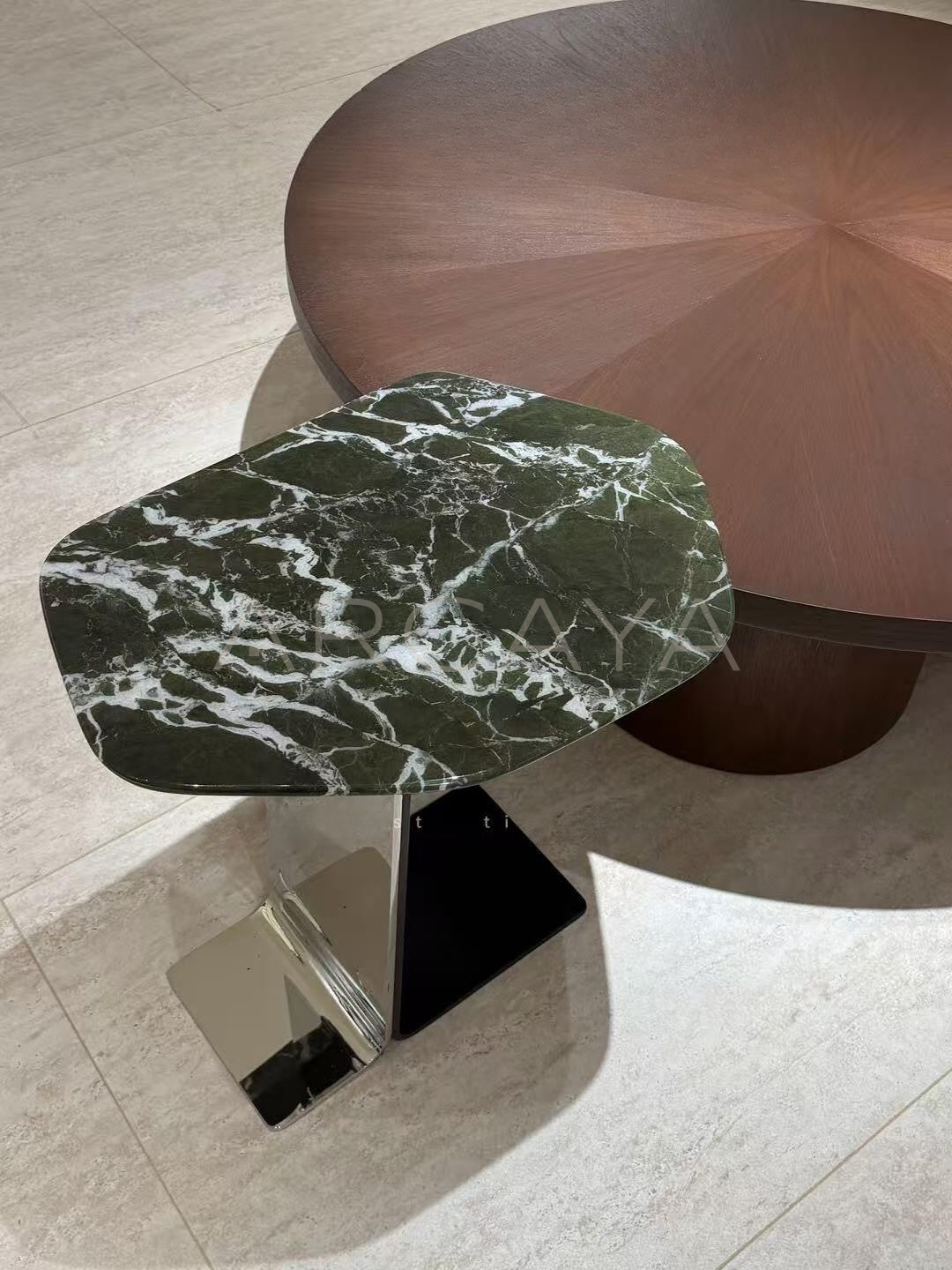 Sofa Accent Side Table - scene