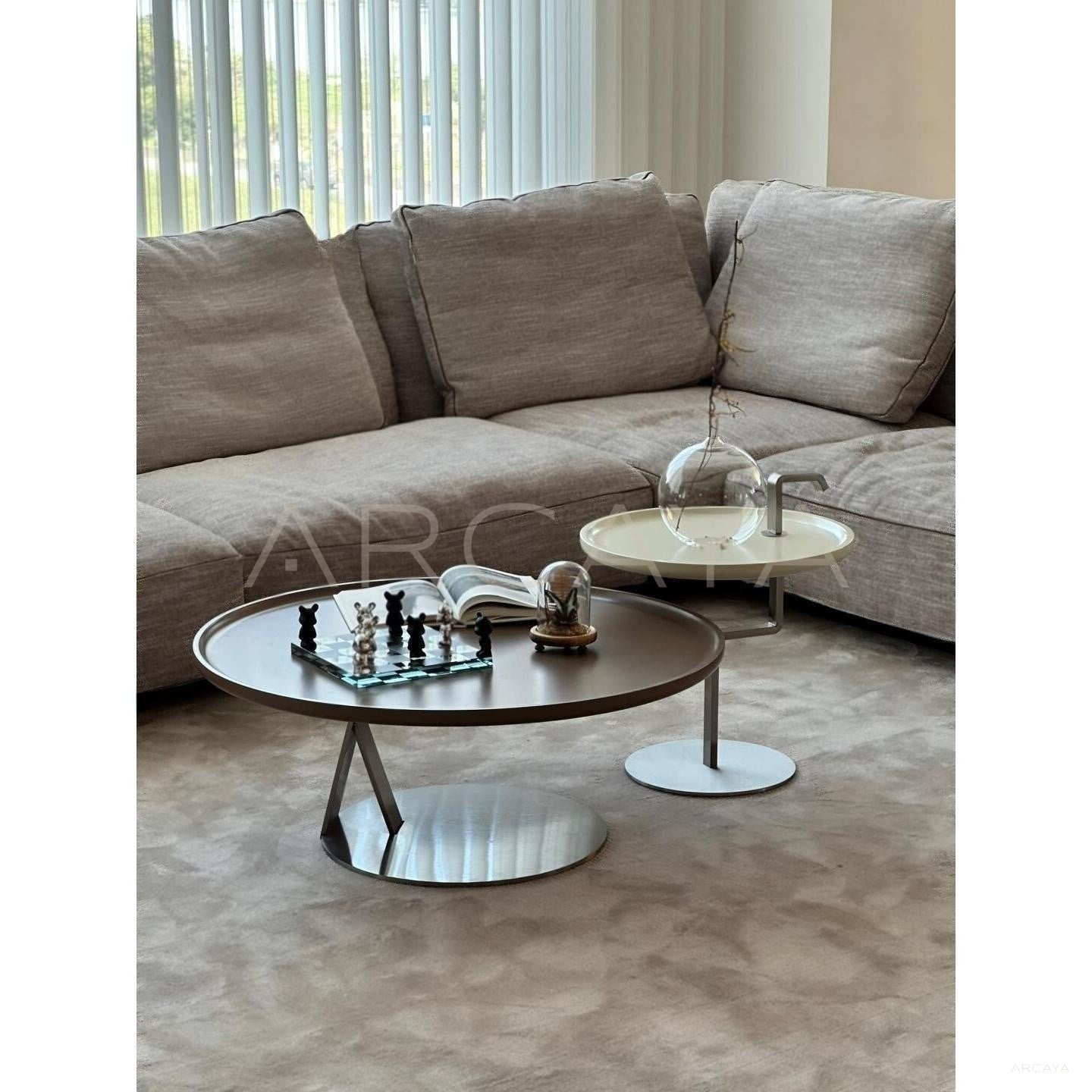 Yuanman Round Coffee Table