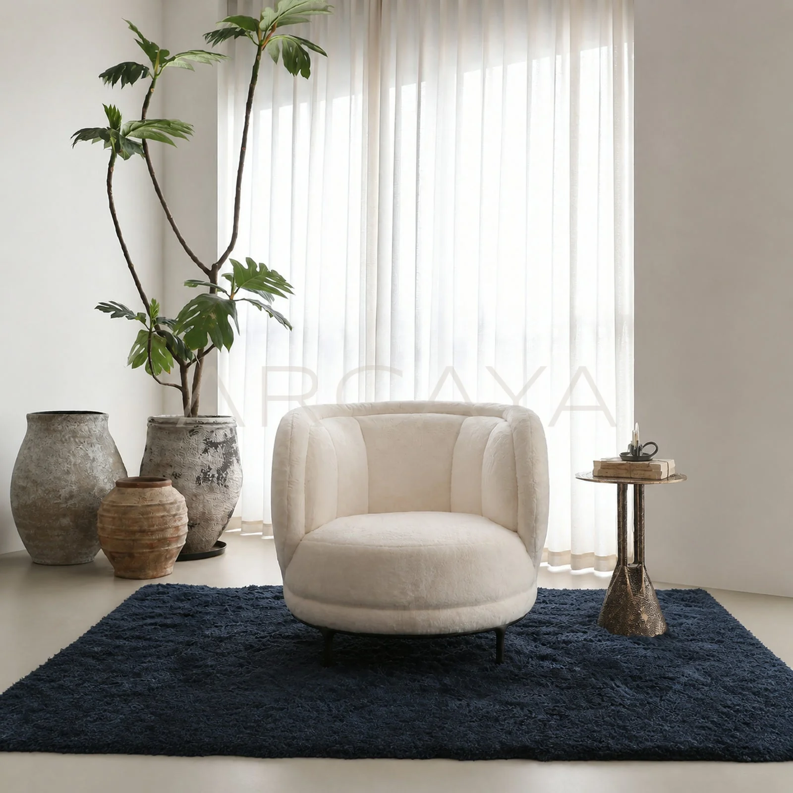 Della Summit Straight Sofa - front view 01
