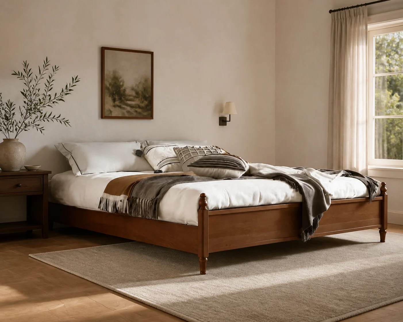 Atubi Bed AB011B-B in a finished interior.