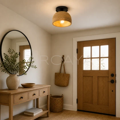 Lucent Terrace Ceiling Light — styled interior view 02
