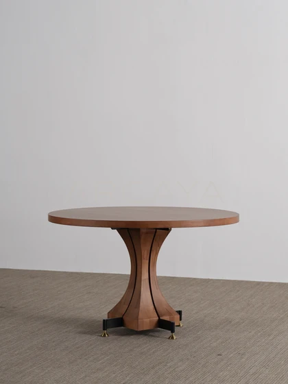 Enna Estate Dining Table - front view 01