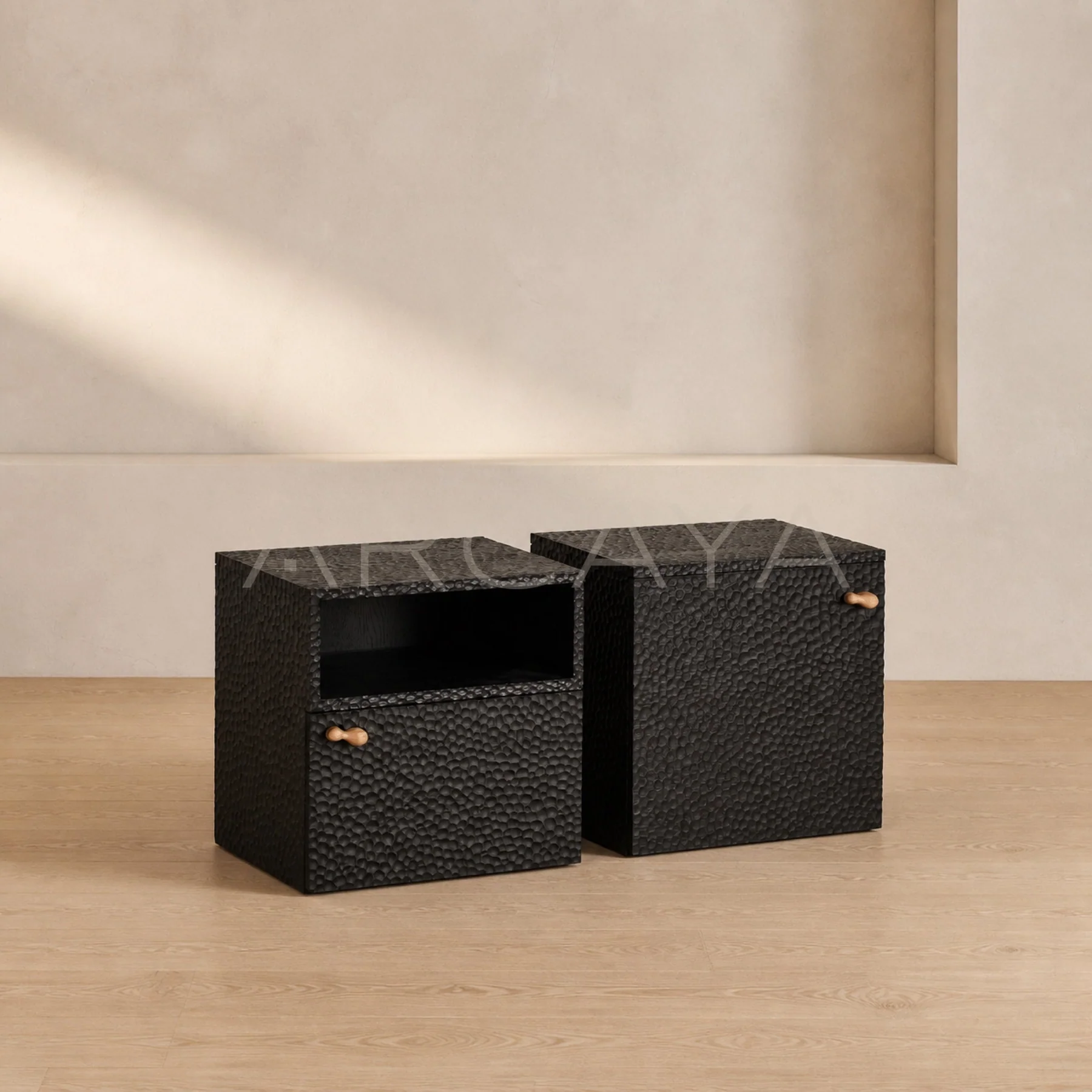 Enna Onyx Nightstand - product view 01