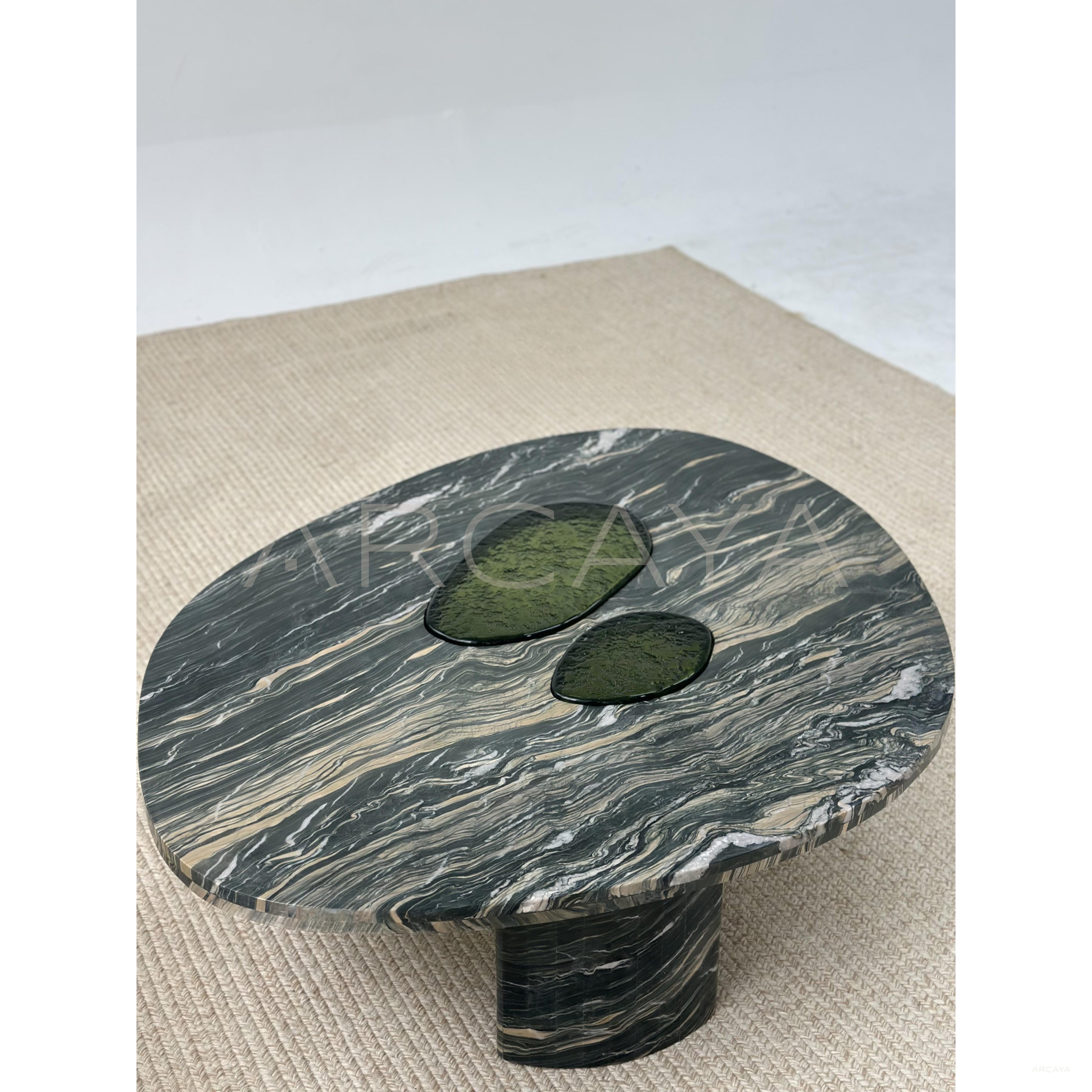 Classic Modern Stone Furniture Piece — Coffee Table