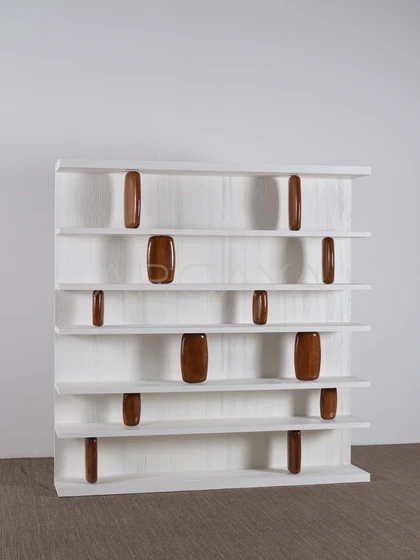 Elodie Shore Bookcase - front view 17