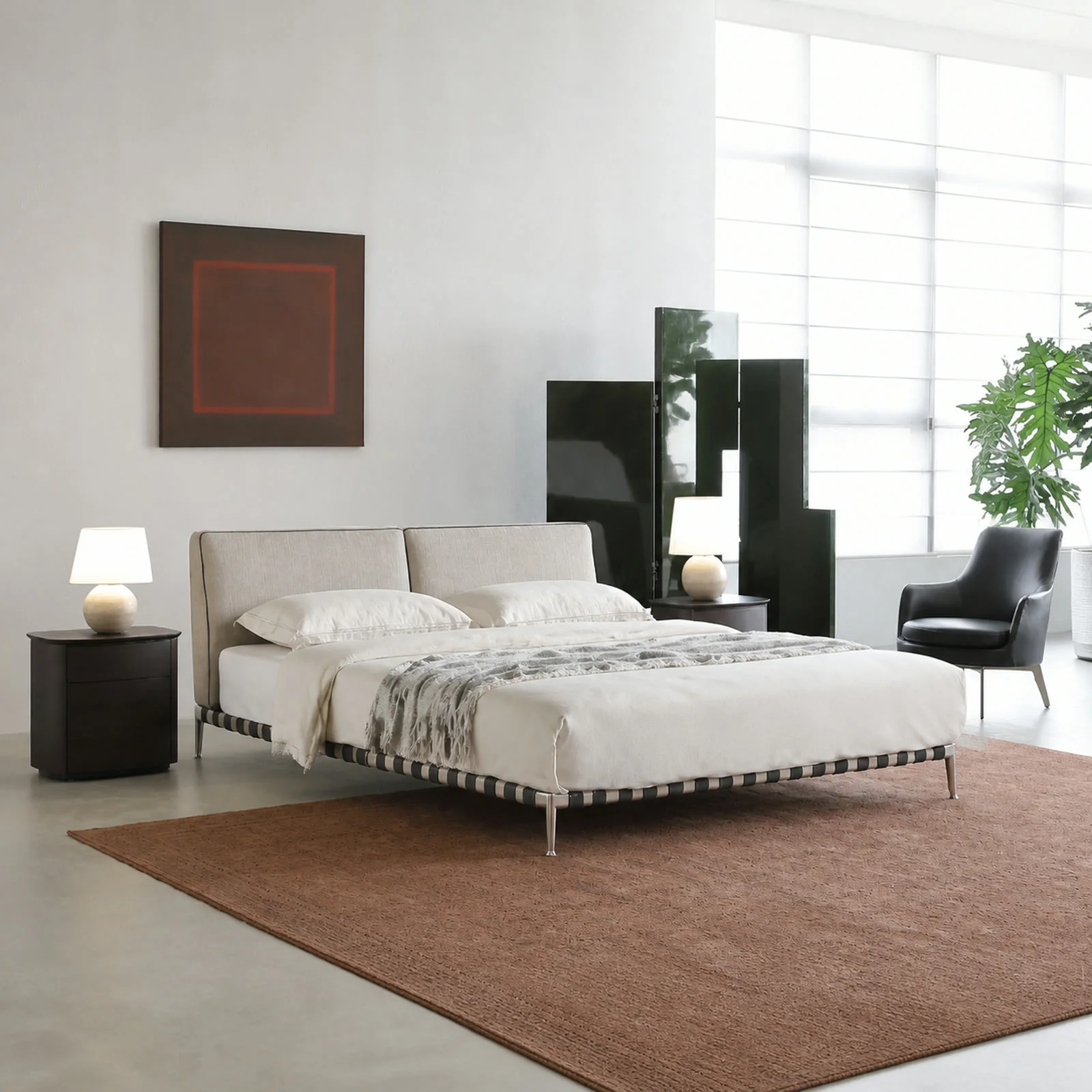 B590 Bed in a finished interior.