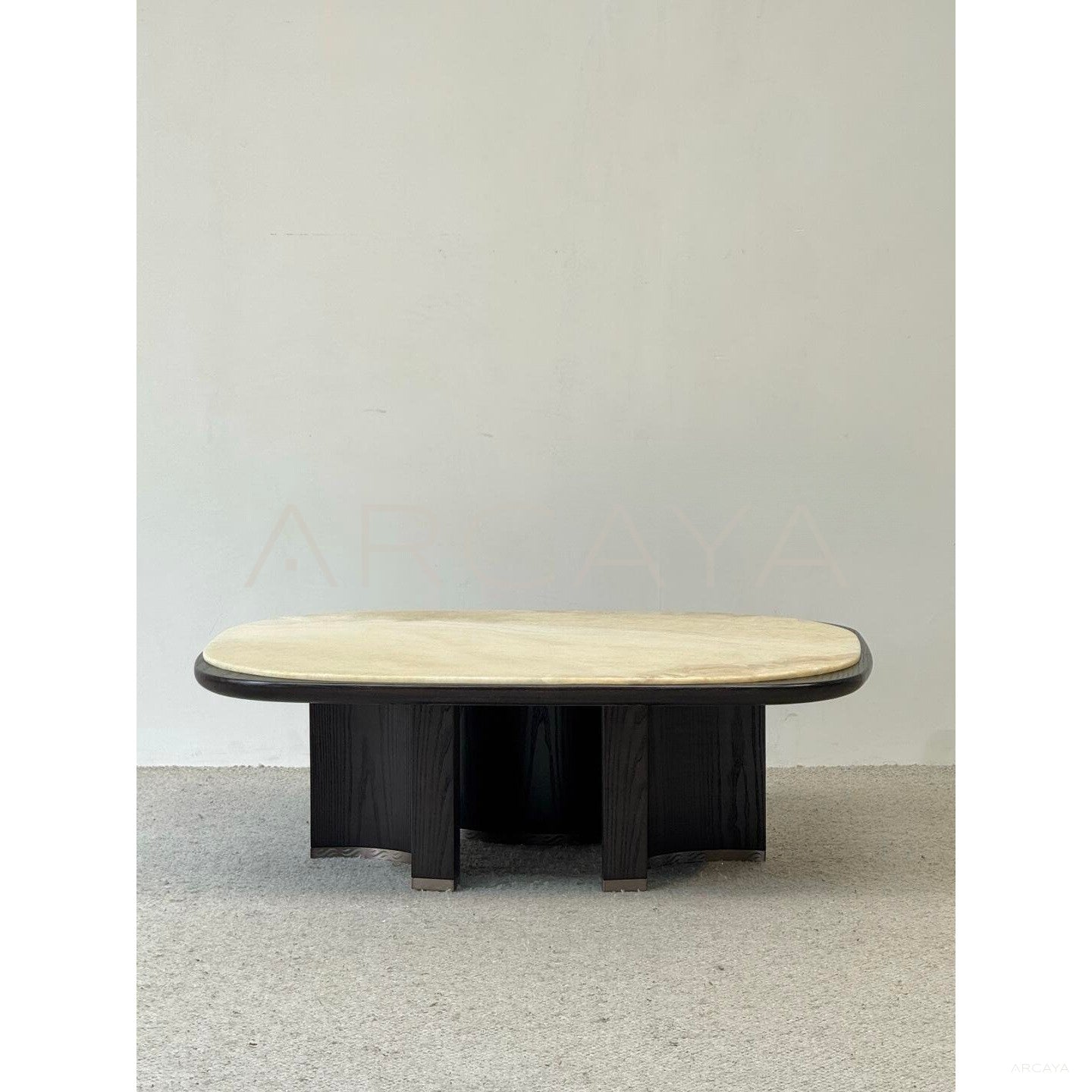 Warm Jade Persian White Coffee Table - scene