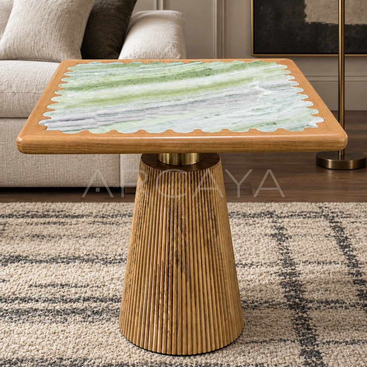 Emerald Stone Coffee Table - main