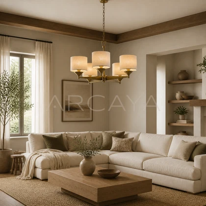 Isolde Orchard Pendant Light — styled interior view 02