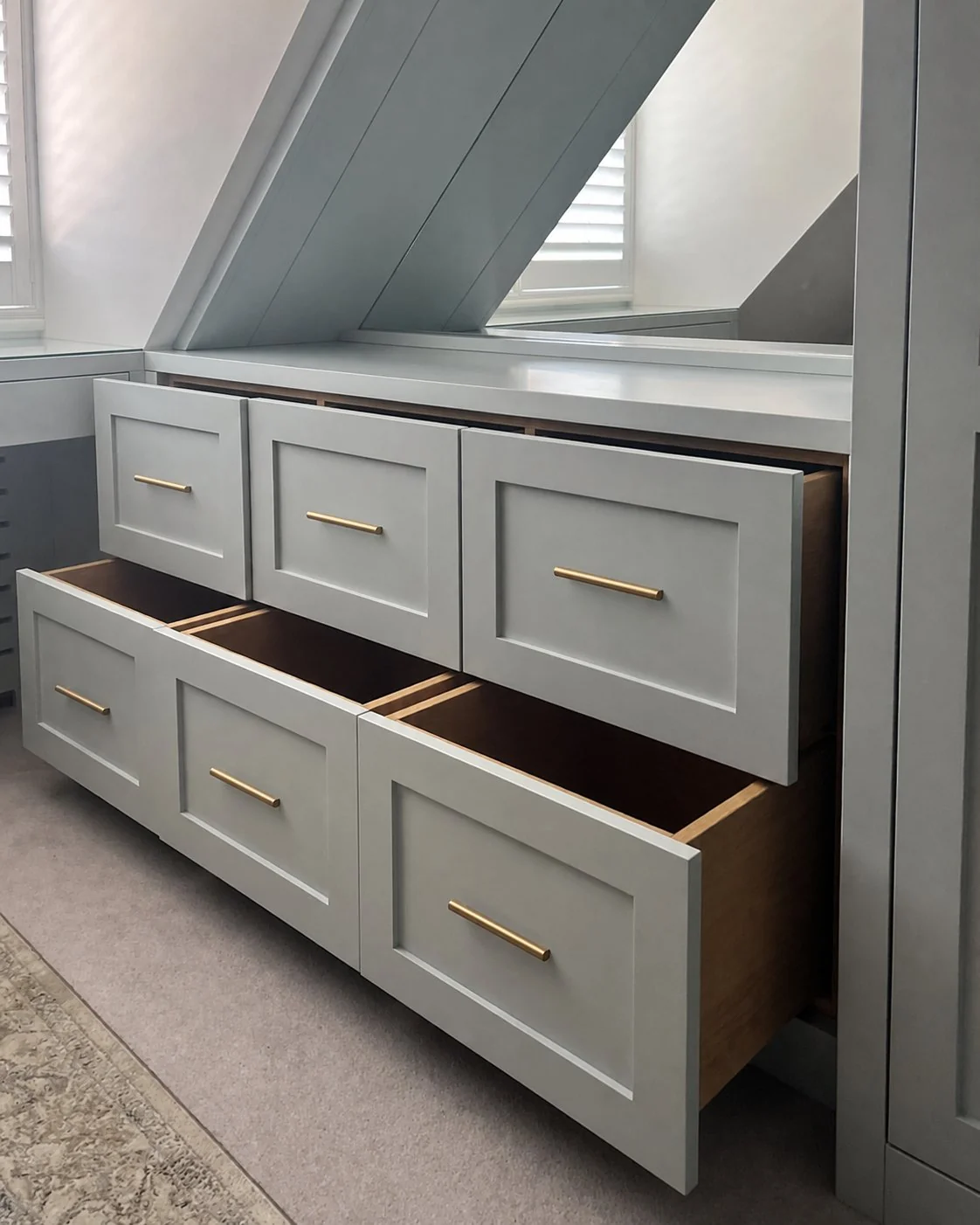 Sage Collection open drawer detail