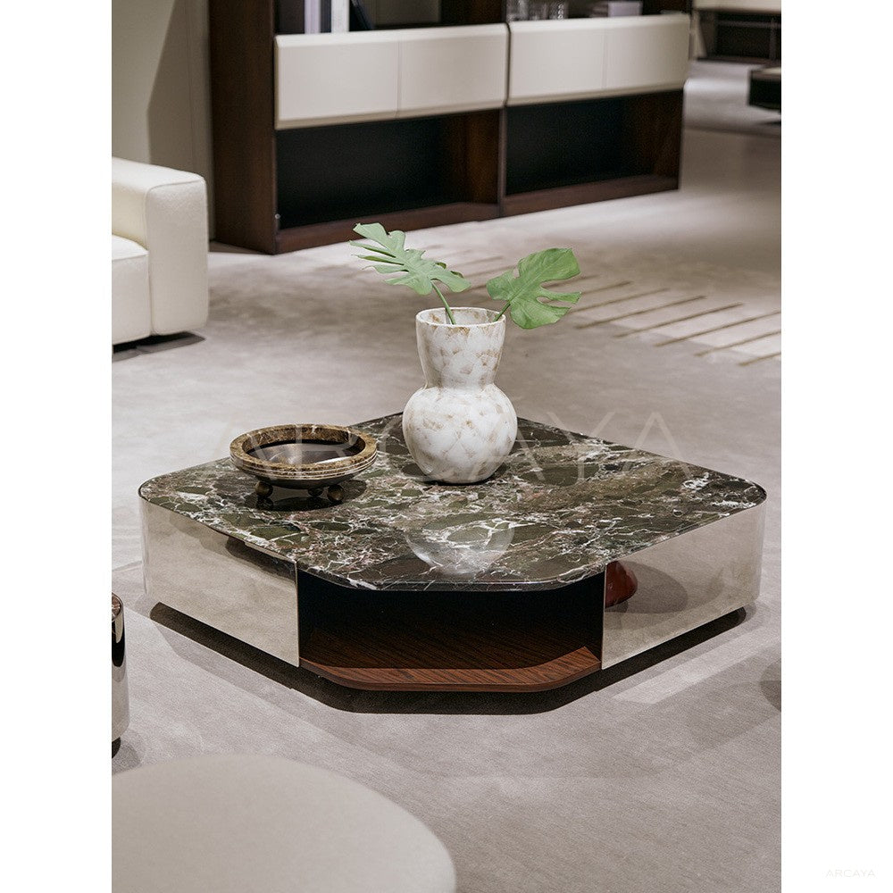 Italian Marble Coffee Table - scene