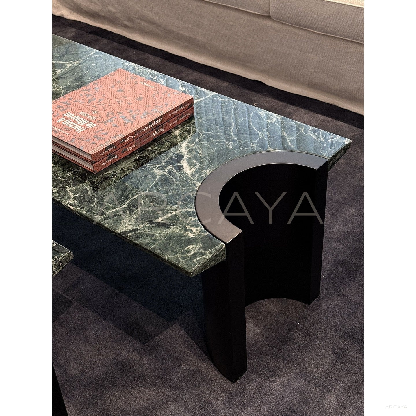 Green Marble Piece — Coffee Table - scene