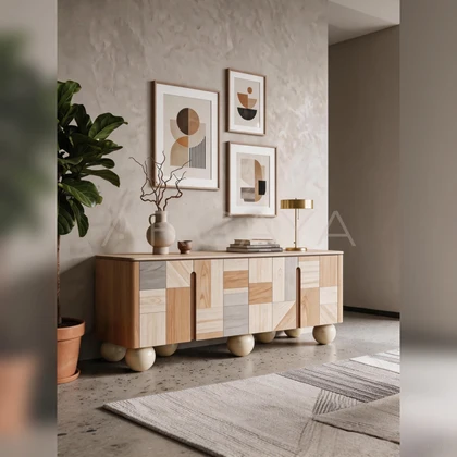 Faye Oak Sideboard - product detail 06