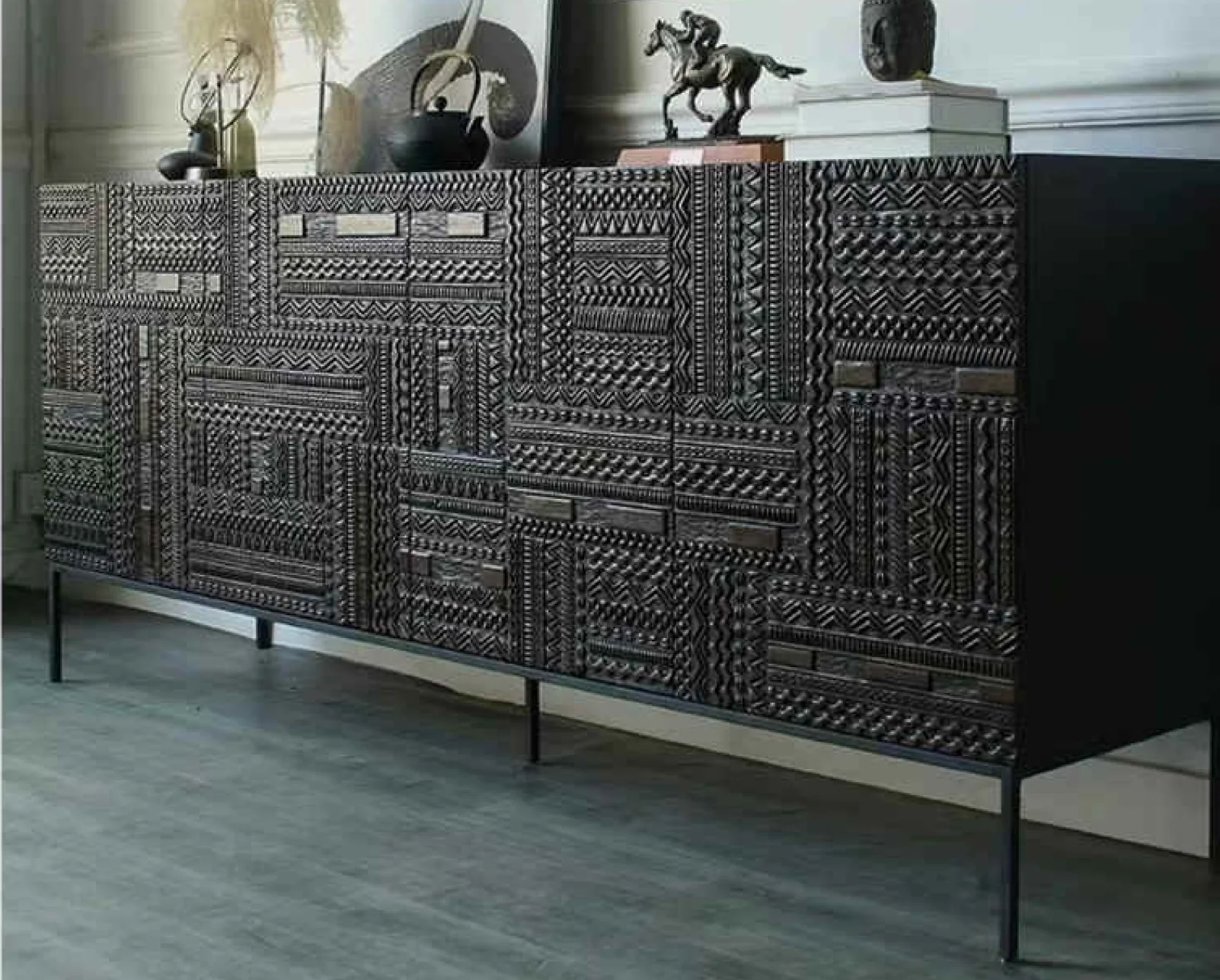 Atubi Cabinet ATKM211 in a finished interior.