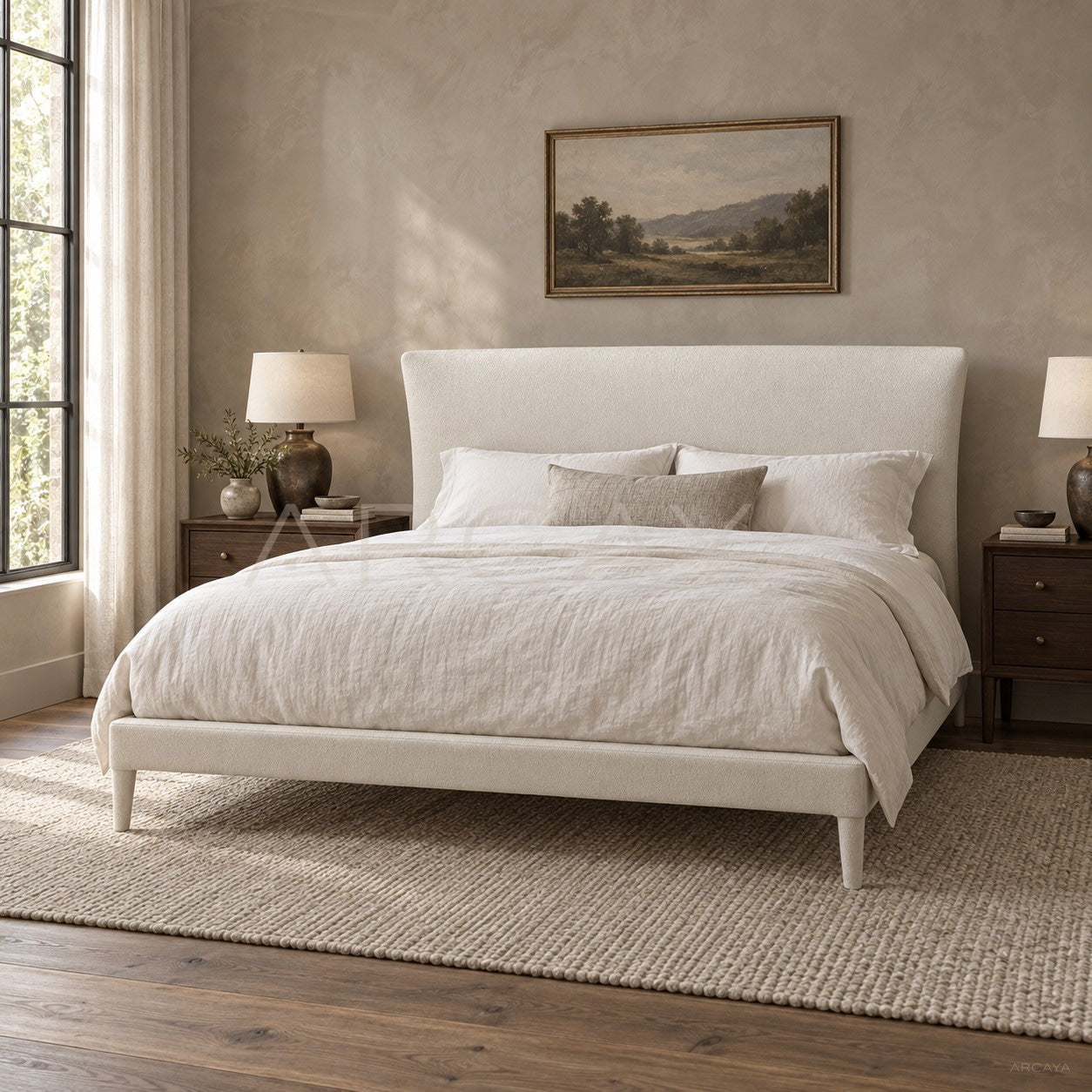 Poly Series Feibo Bed - scene