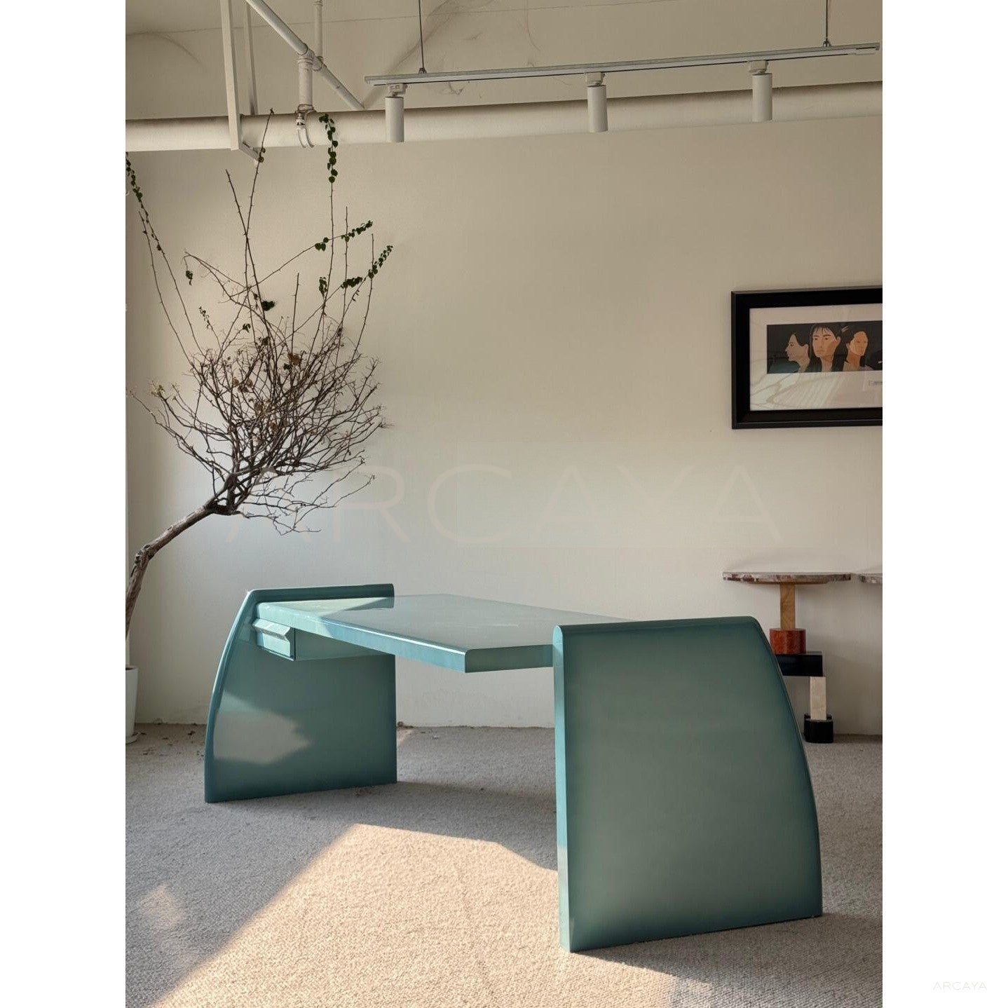 Gradient Blue Desk Series - scene