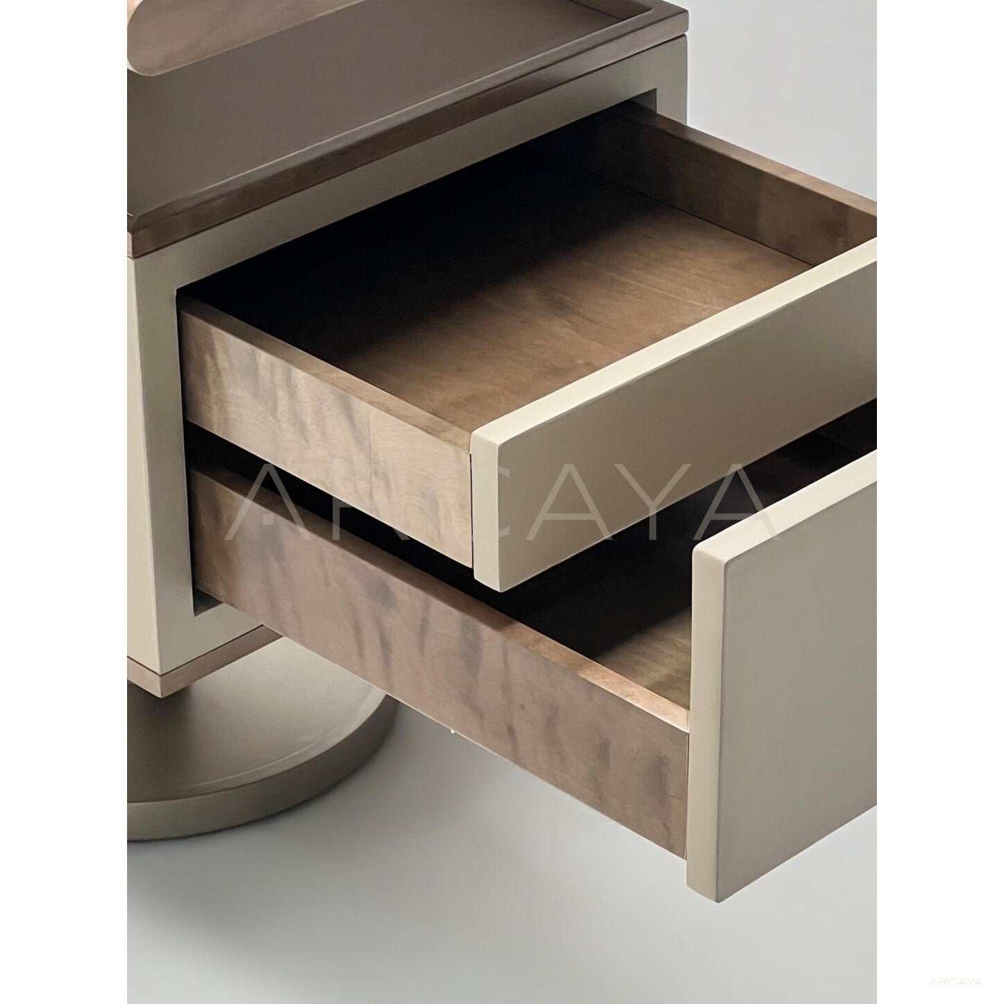 Italian Irregular Curved Executive Desk - scene