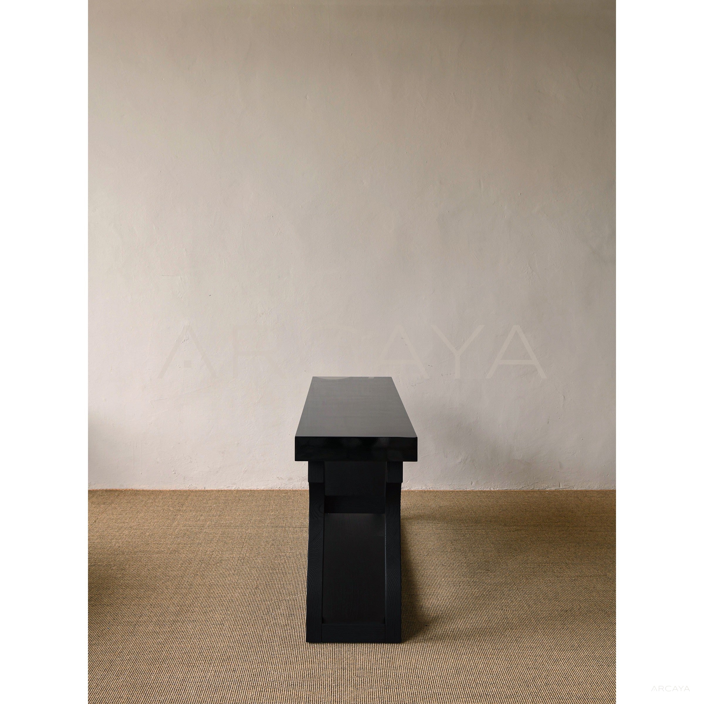 Old Money Oak Entryway Rack — Console - scene