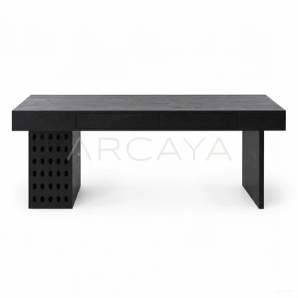 Haven Estate Dining Table - front view 01
