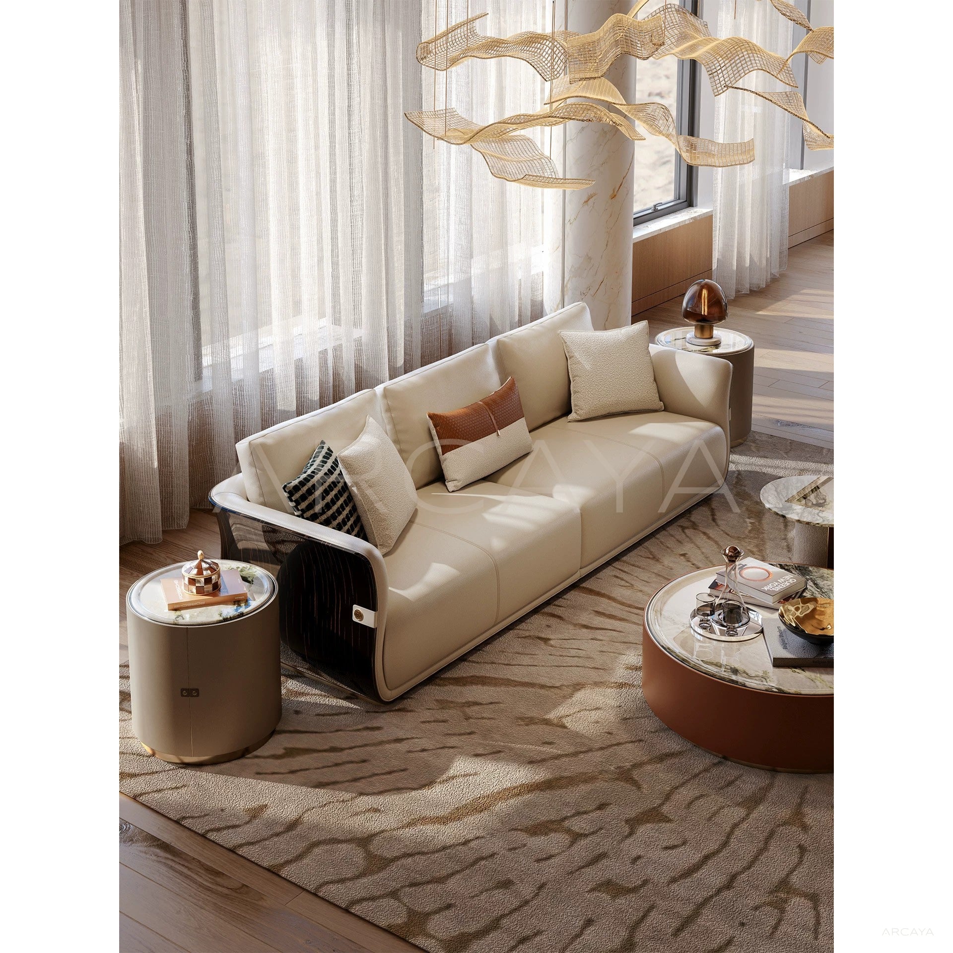 Supreme Ebony Liuying Sofa