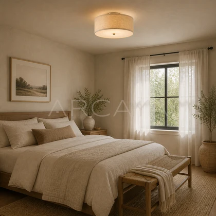 Lucent Meadow Ceiling Light — styled interior view 03