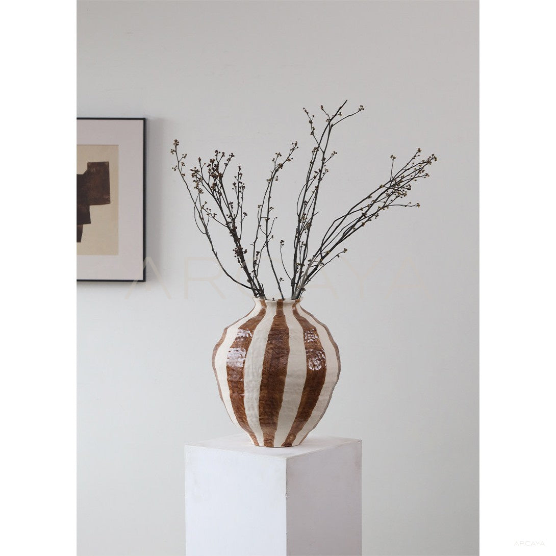 Wabi Sabi Chinese Floor Jar Vase - scene