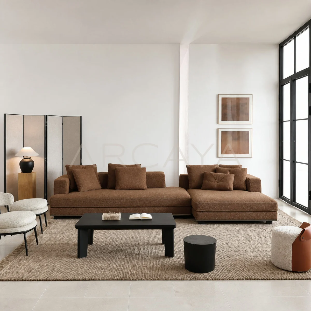 Elara Lake Straight Sofa