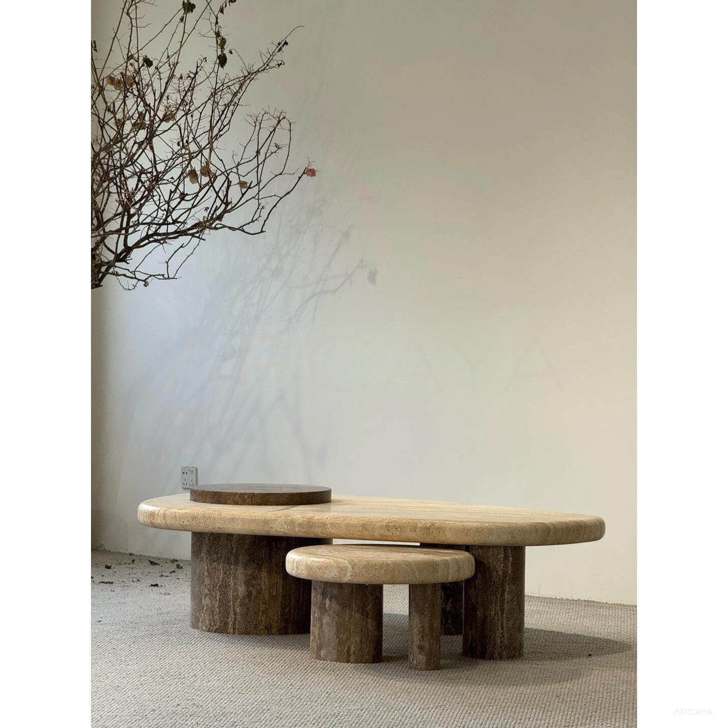 Travertine Coffee Table Zaiye