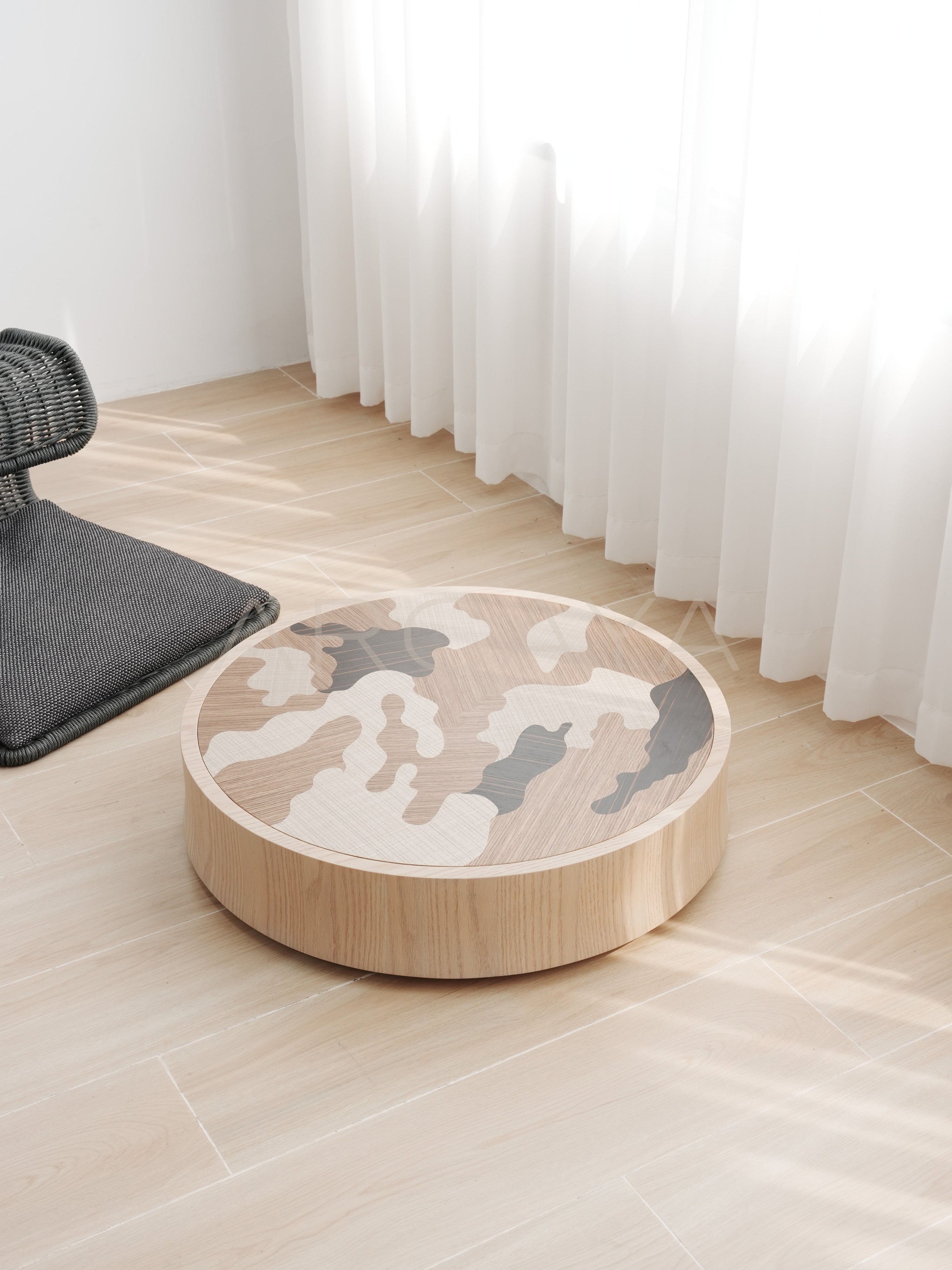 Yiduo Rattan Lounge Chair And Coffee Table - detail