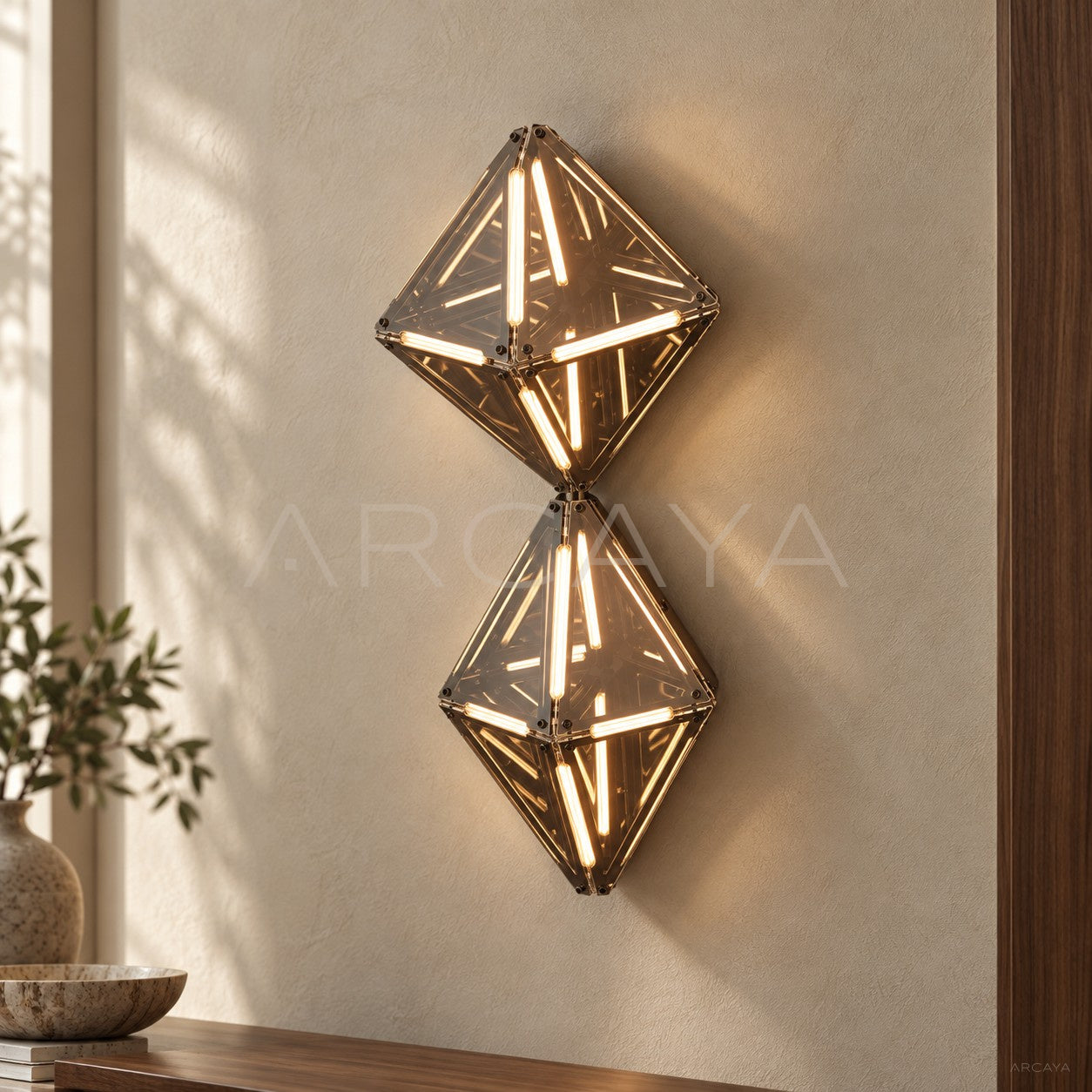 Prism Double Diamond Wall Light 95372