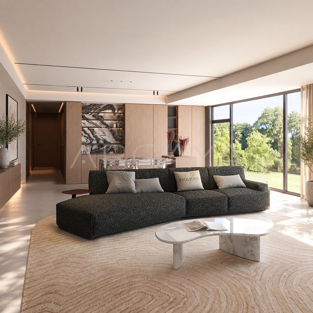 Wide Living Room Sofa