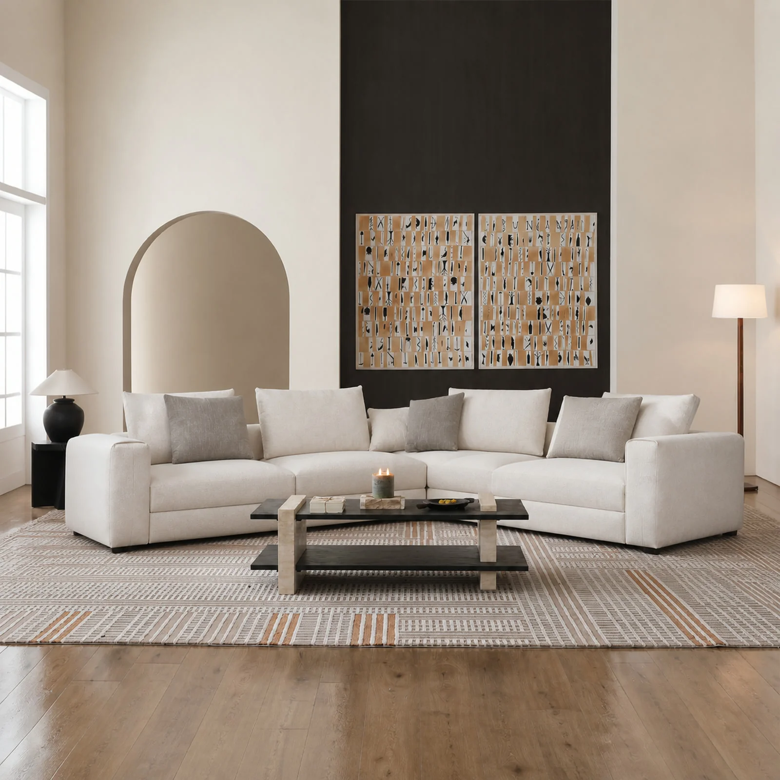 S648 Sofa in a finished interior.