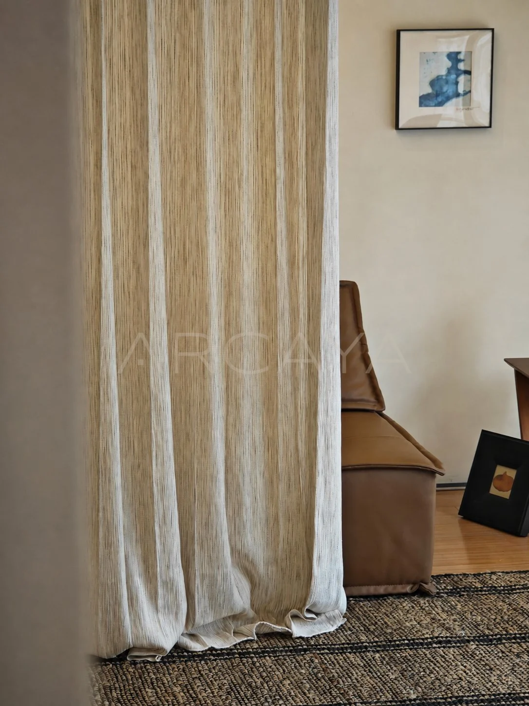 Reed Oak Curtain Panel